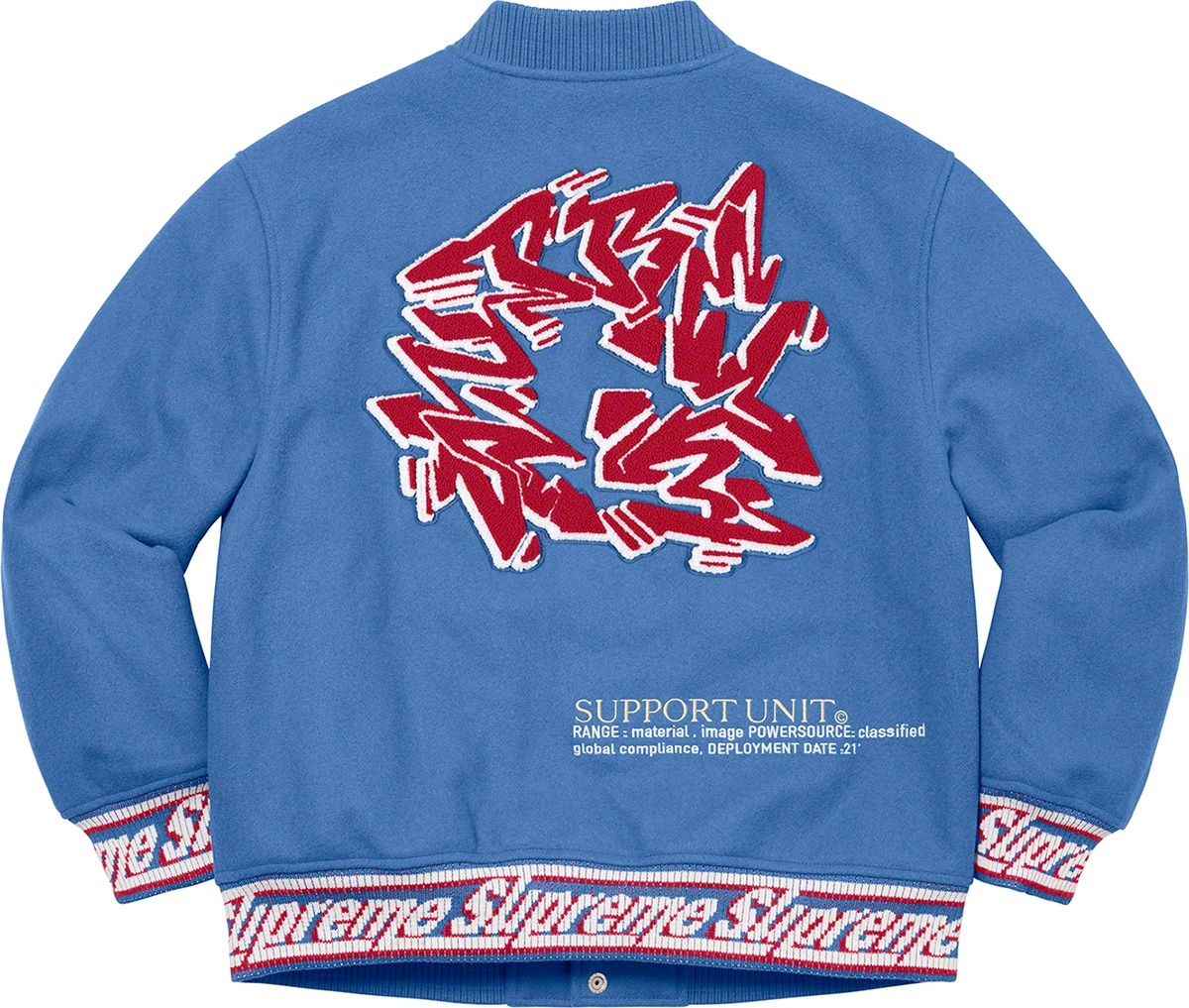 Support Unit Varsity Jacket view 6